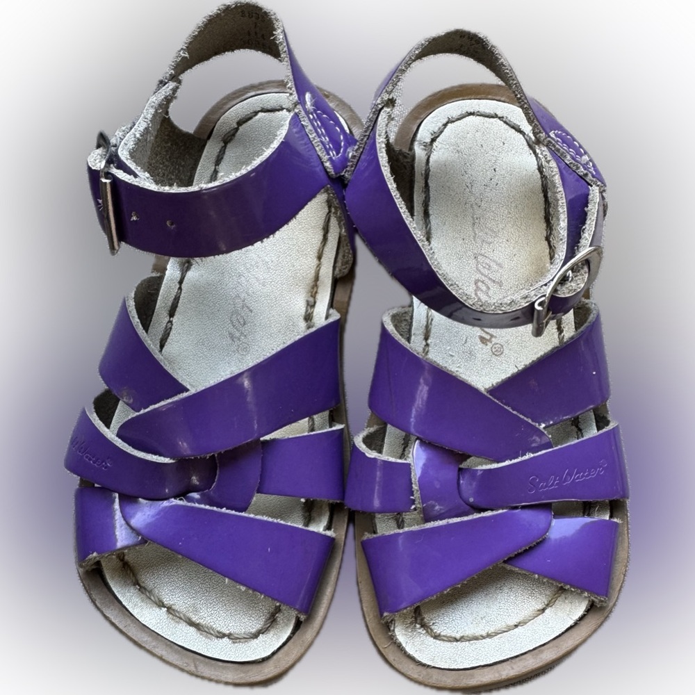 Salt Water Sandals by Hoy Purple Sandals